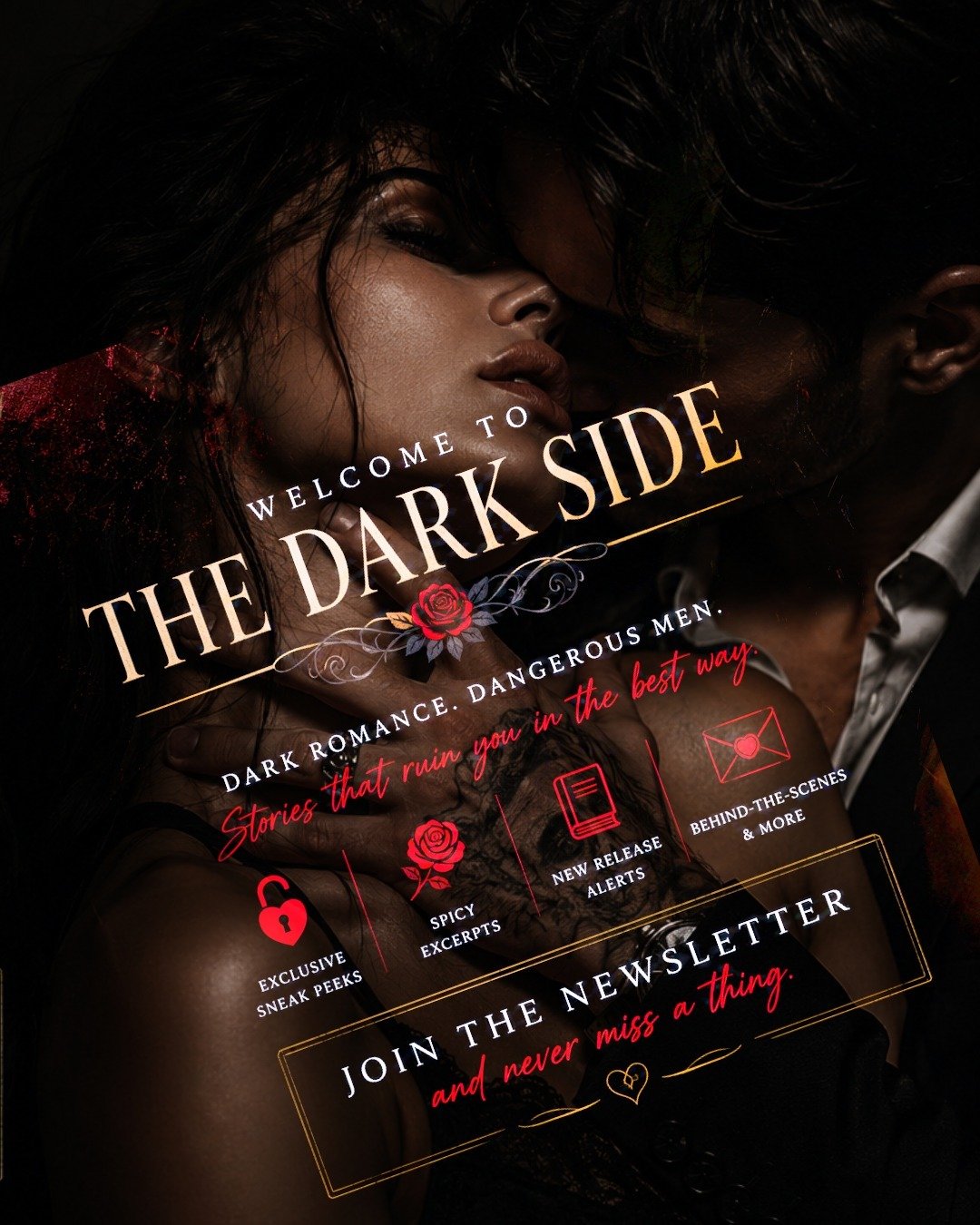 Dark Romance Newsletter from dark romance author Norabelle Hart